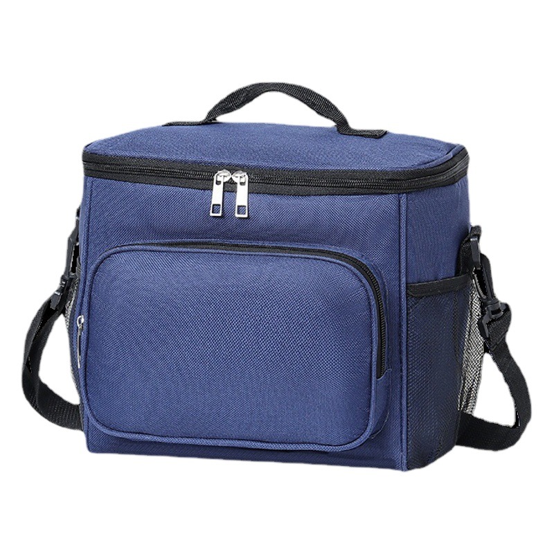 Cross-Border Lunch Bag for Office Workers with Lunch Bag, Portable Insulated Lunch Bag, Large-Capacity Lunch Box Bag, Cross-Body Picnic Bag