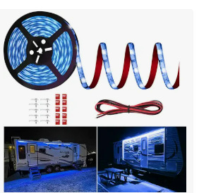 Rv Sunshade Light, 12V 19.69ft 5m Rv Exterior Lights, Food Truck Nanny Car