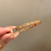 Golden bracelet, pink gold