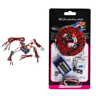 SCX10 RC�b��܇�� 1/10����ģ��܇��12LED���W ƽ�ܟ��M���R��