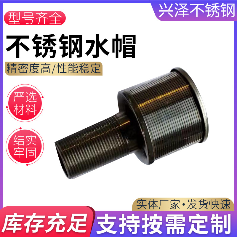 不锈钢滤头水帽不锈钢布水器污水净化处理不锈钢排水过滤帽