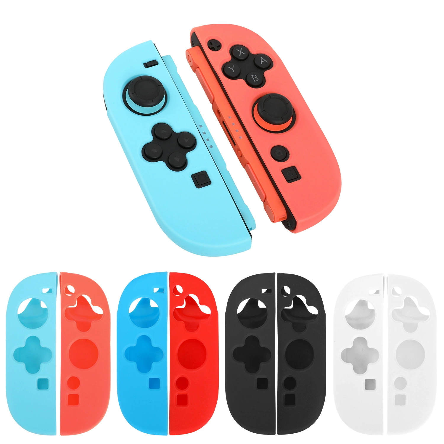 Силиконовый чехол для контроллера Joy-Con для Nintendo Switch 2, защитный силиконовый чехол для ручки