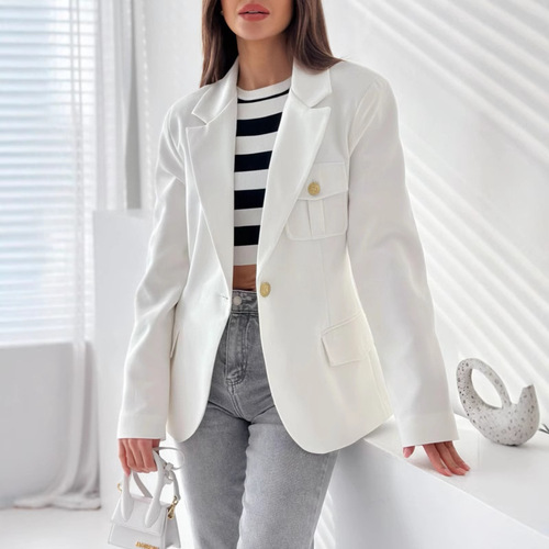 Spring and Autumn Independence Station women's clothes new suit long-sleeved suit outer wholesale