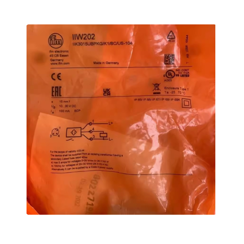 IFM易福门电感式接近开关 IIW202