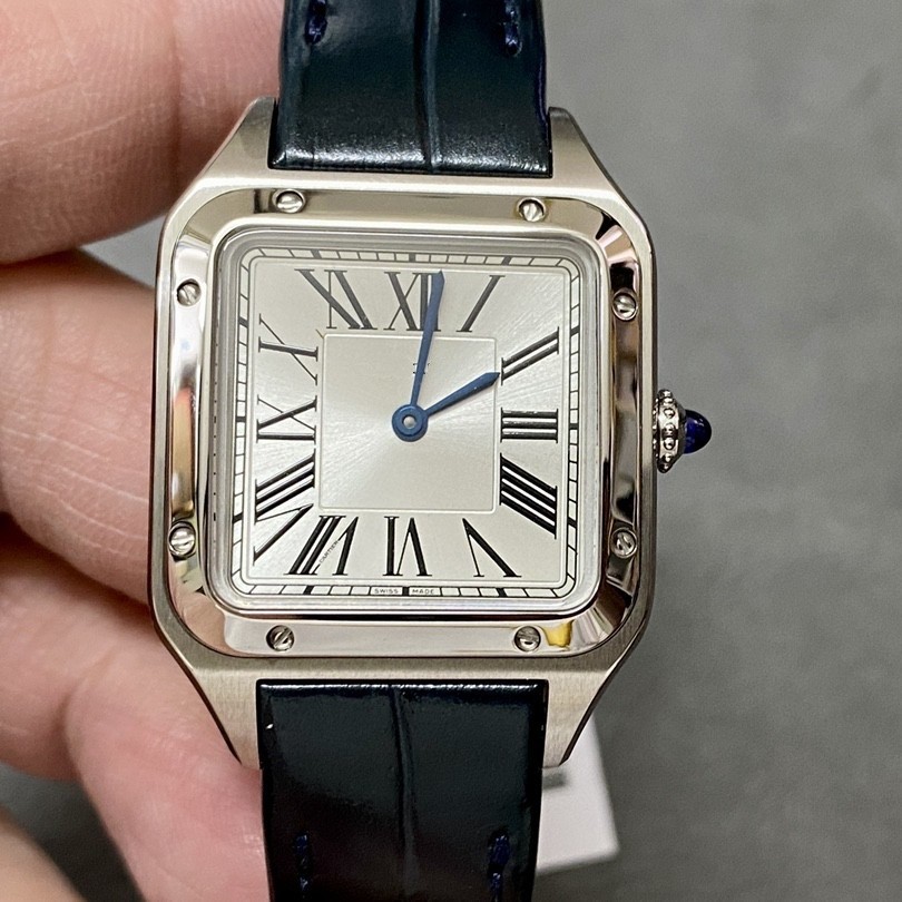 Kajia's New Santos Watch, Square Watch, Simple and Fashionable Women's Belt, Temperament and Versatile Women's Model