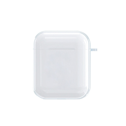 Applicable AirPods wireless Bluetooth headset protective case TPU soft shell transparent clear Apple headset case can