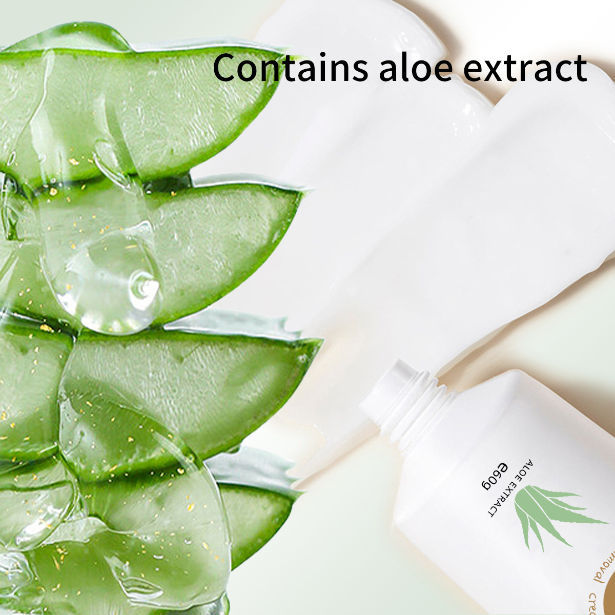 BARUBT Vera Concentrated Cream Anxinjing Pure and Mild Deep Hair Removal without Harming the Skin Aloe Gel_voghion.com