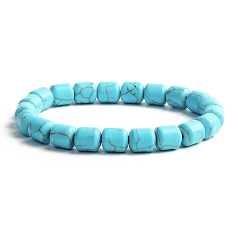 Lu Li Jewelry Cherry Tree Series -4Mm Tiger Eye Lapis Lazuli Volcanic Stone Beaded Unisex Bracelet for Women Wholesale