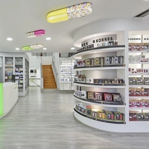 装配式钢木收纳陈列架母婴店货架孕婴中岛柜展示架置物架全新双面