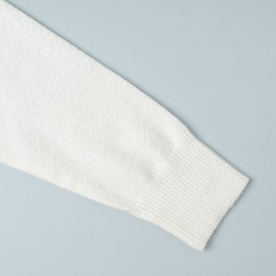 Bộ áo len dệt kim nữ cổ cao không tay kèm áo cardigan dáng suông — Áo vest màu nâu, Áo vest màu xám đậm, áo vest màu vàng, áo vest màu xanh chi tiết 46