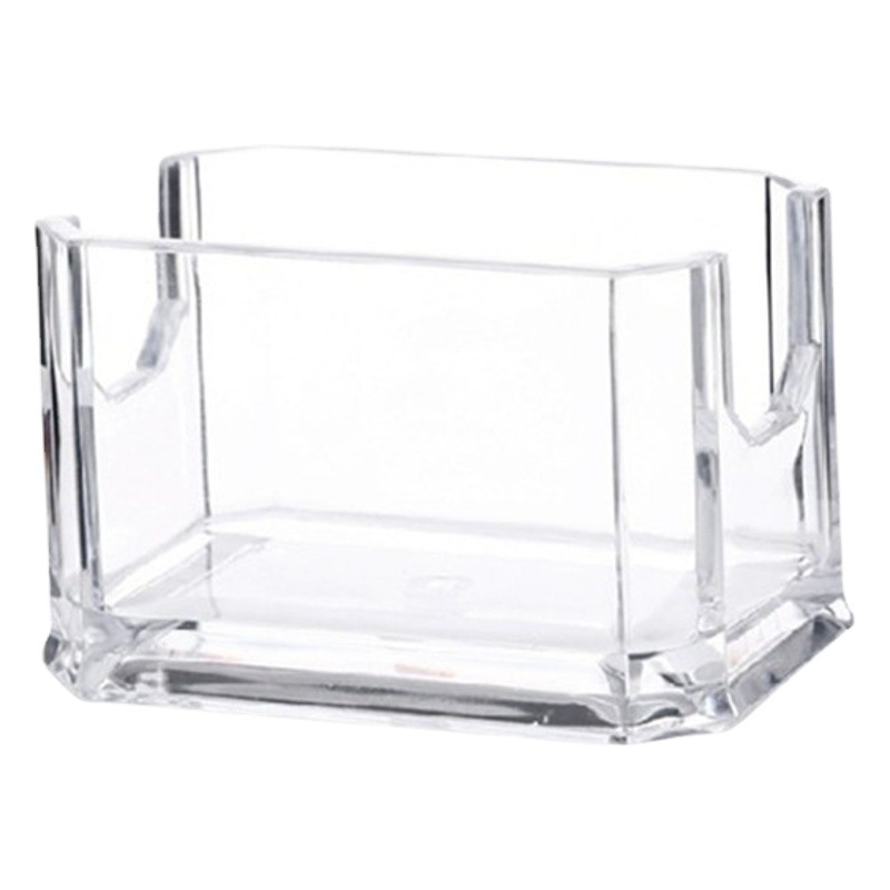 Nuevo titular de bolsa de azúcar acrílico transparente negro