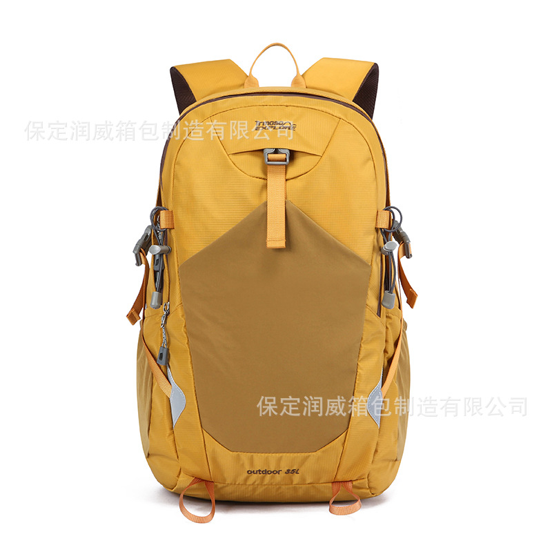 Mochila ligera al aire libre simple para hombres y mujeres, mochila de moda, mochila de viaje al aire libre impermeable, mochila de montaña