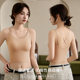 2025 new seamless ice silk fixed cup small chest big suspenders wrapped chest tube chest inner wear underwear beautiful back women