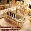 Table cosmetic dustproof storage box, cotton swabs, transparent lipstick, stand, brush, handheld storage system