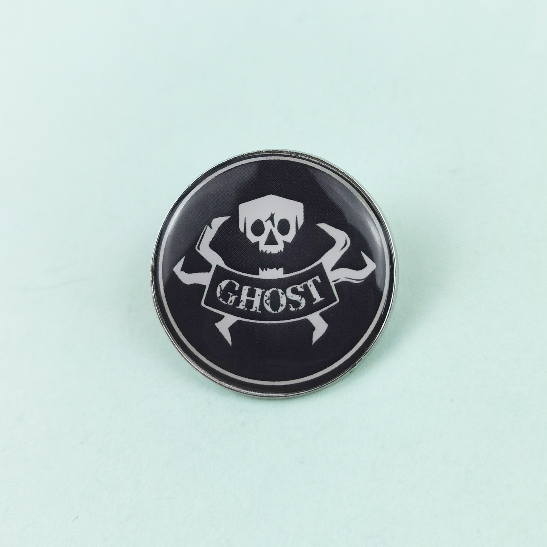 Broche de metal redondo transfronterizo patrón de dibujos animados medalla de joyería estilo retro europeo y americano mochila insignia de alfiler