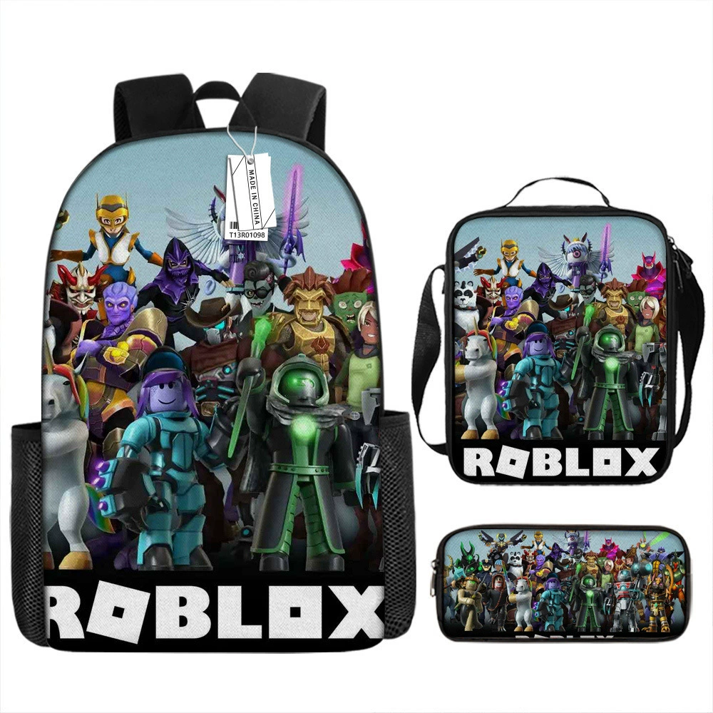 Граница-сквозной новый продукт Roblox виртуальный мир мультфильм начальная школа студент Roblox лёгкий вместительный рюкзак