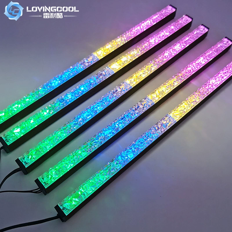 Постоянно светящийся LED светодиодный светильник для корпуса компьютера с магнитным присоской и синхронной светодиодной панелью RGB яркая атмосфера