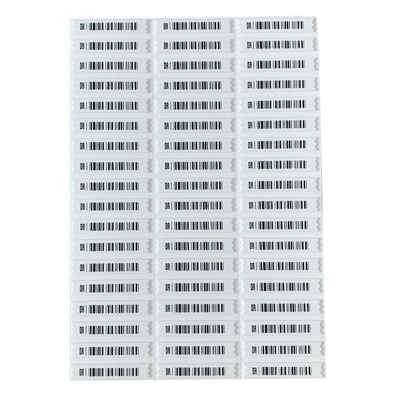 Товарная противоугонная магнитная полоса DR звуковая магнитная противоугонная мягкая этикетка сигнализация магнитная наклейка супермаркет противоугонная этикетка наклейки оптом