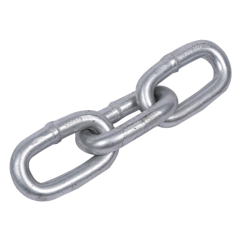 Фабрика DIN5685A короткая цепь оптом Прачечная подъемная цепь наружная качели железная цепь оцинкованная Цепь