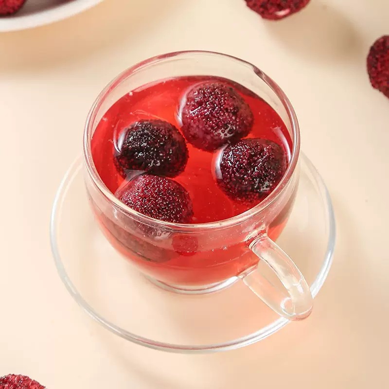 Freeze-Dried Bayberry 500g Yang Mei Fruit Tea Snack No Sugar Added quality and texture