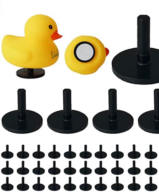 (Без резиновой утки) Держатель штепсельной вилки утки черточки Виллиса пластиковый Кронштейн дисплея Велкро