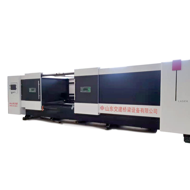 激光切割机厂家 隧道钢板切割冲孔智能加工 全自动一体机