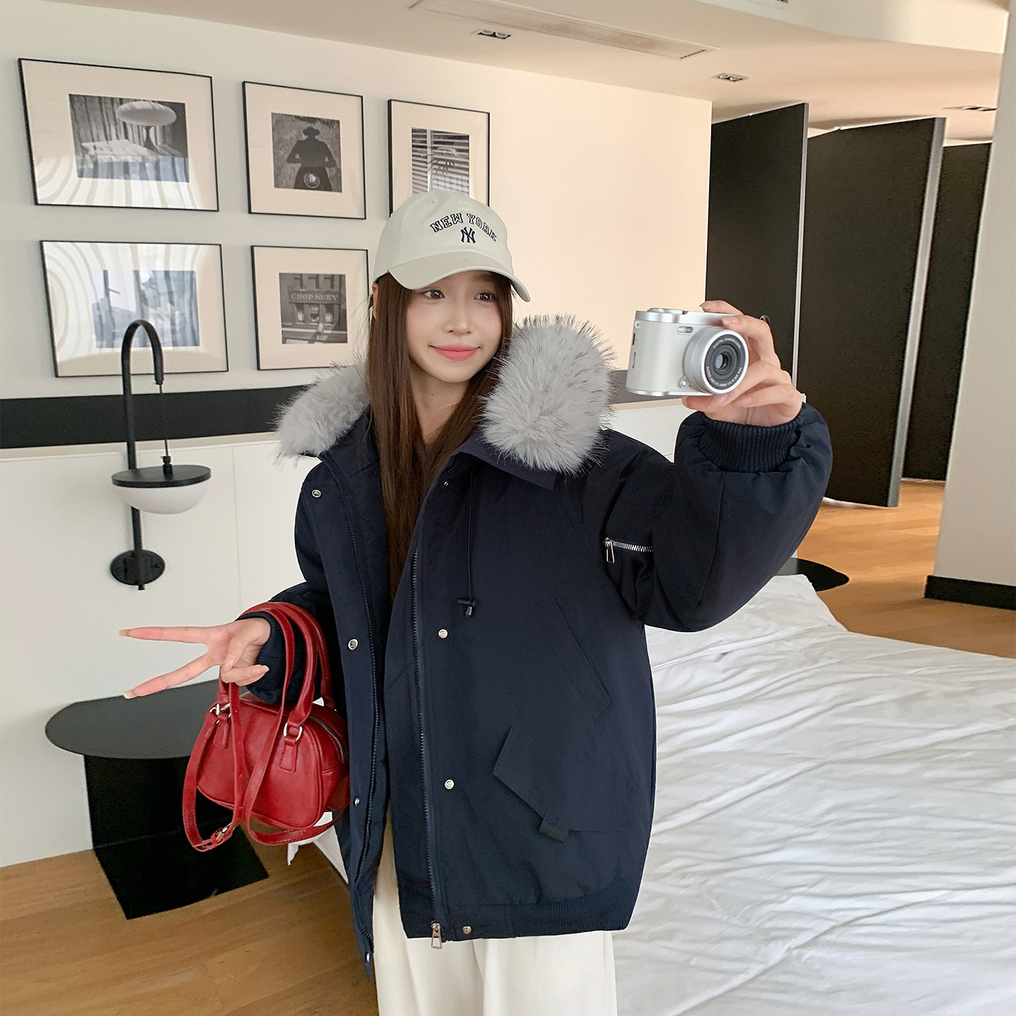 Herramientas para superar el invierno femenino de 2025 nuevo estilo coreano suelto engrosado calentamiento corto pareja de algodón chaqueta casual image 9