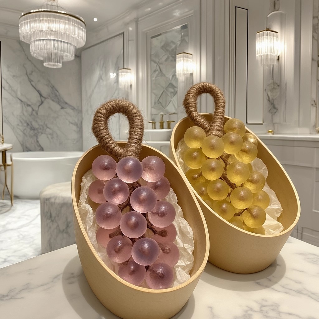 水晶葡萄香皂洗手洗澡肥皂家用青提精油皂伴手礼生日礼物手工香皂