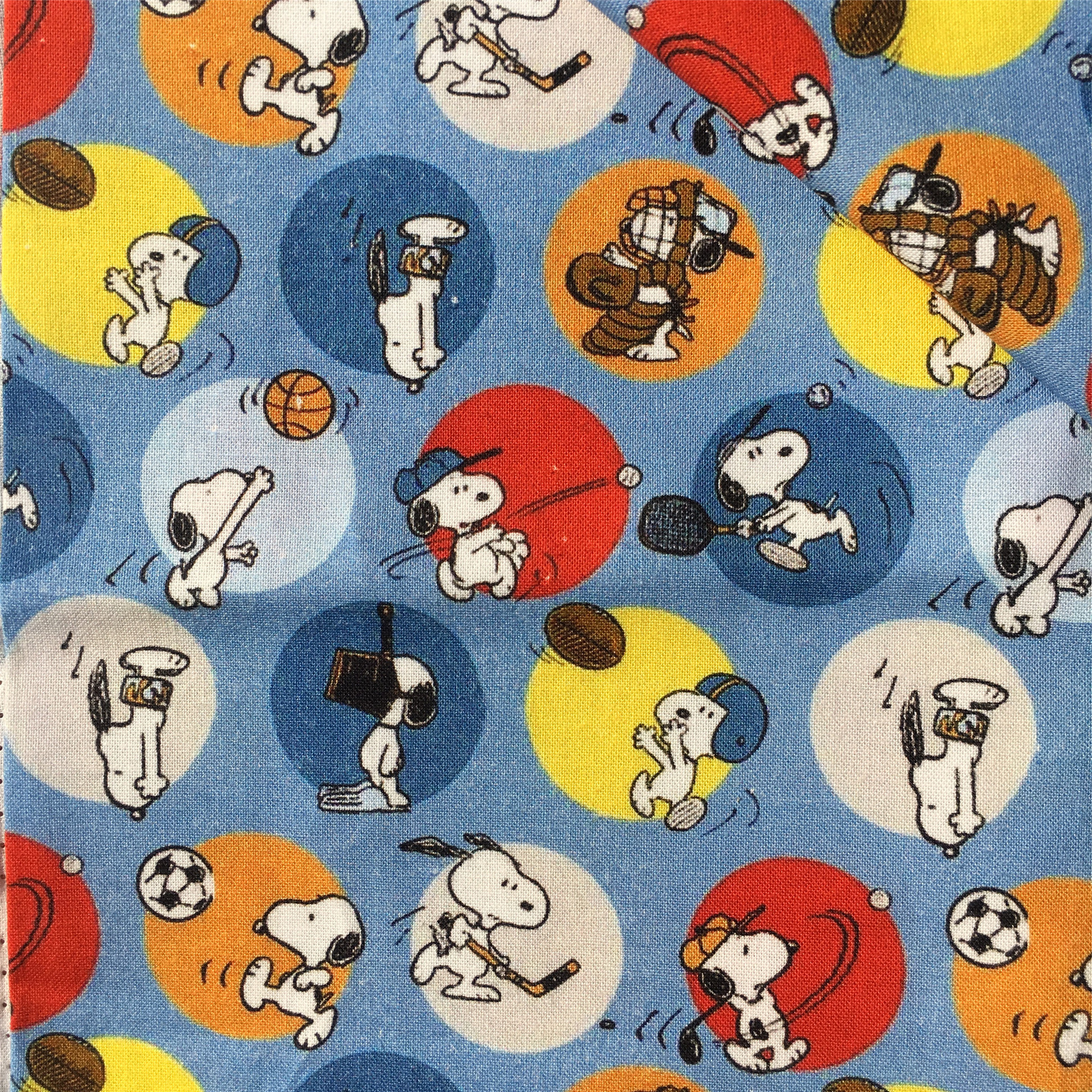 Perro Snoopy impresión de dibujos animados 100% tela de algodón DIY ropa hecha a mano bolsa, 1Yc55667