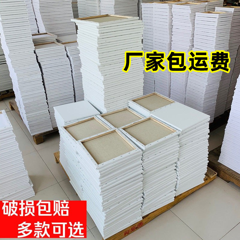 Wholesale oil painting frame cotton linen oil canvas painting frame diy acrylic oil canvas frame oil painting inner frame
