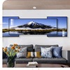 a living room sofa Background wall Hanging picture Landscape murals Simplicity Popularity Superposition Triptych Superposition Decorative painting