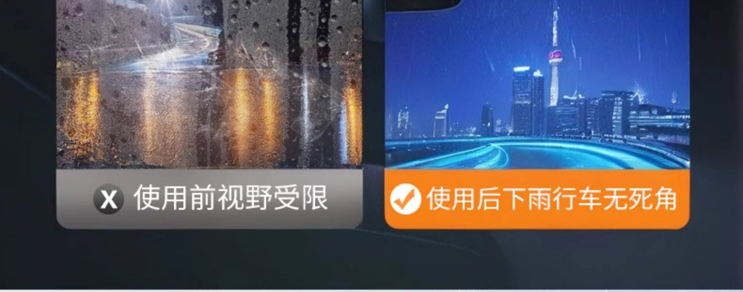 Rearview mirror rainproof car glass rainproof agent reversing mirror artifact rainy day film waterproof water drive anti-fog