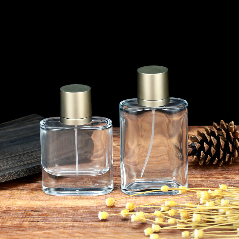 goods in stock wholesale Perfume bottle Glass 60ml 100ml transparent Spray bottle convenient go out Carry Separate bottling