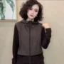 连帽春秋修身外穿上衣