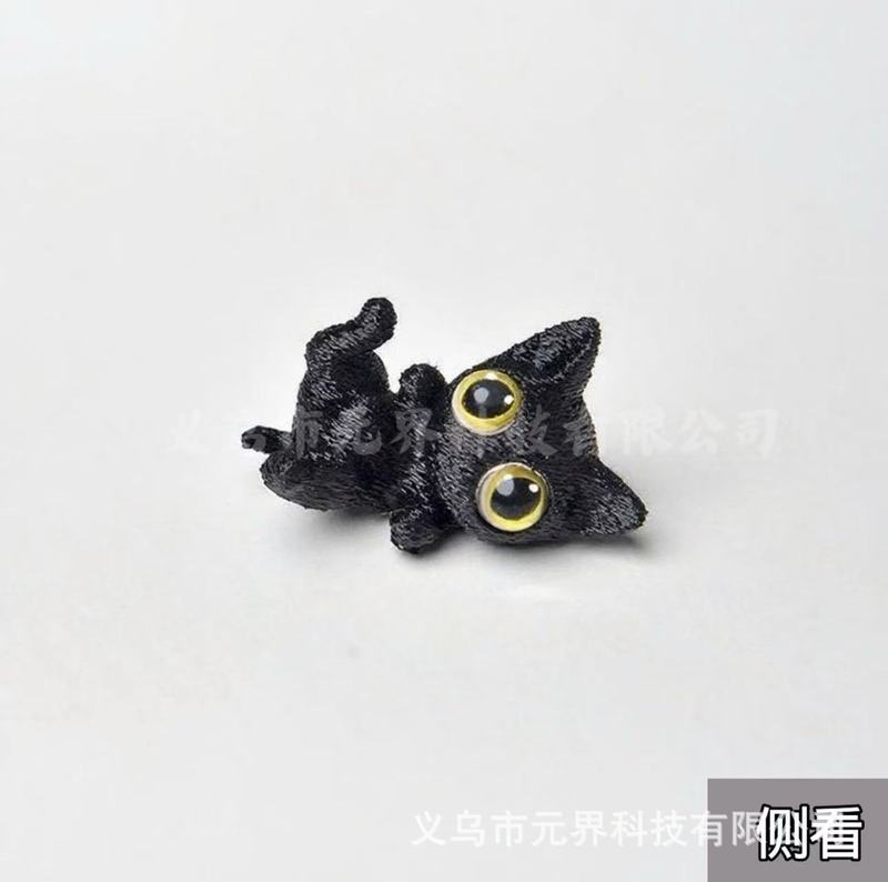 现货大眼萌猫3d打印玩具桌面工艺品手办摆件|undefined