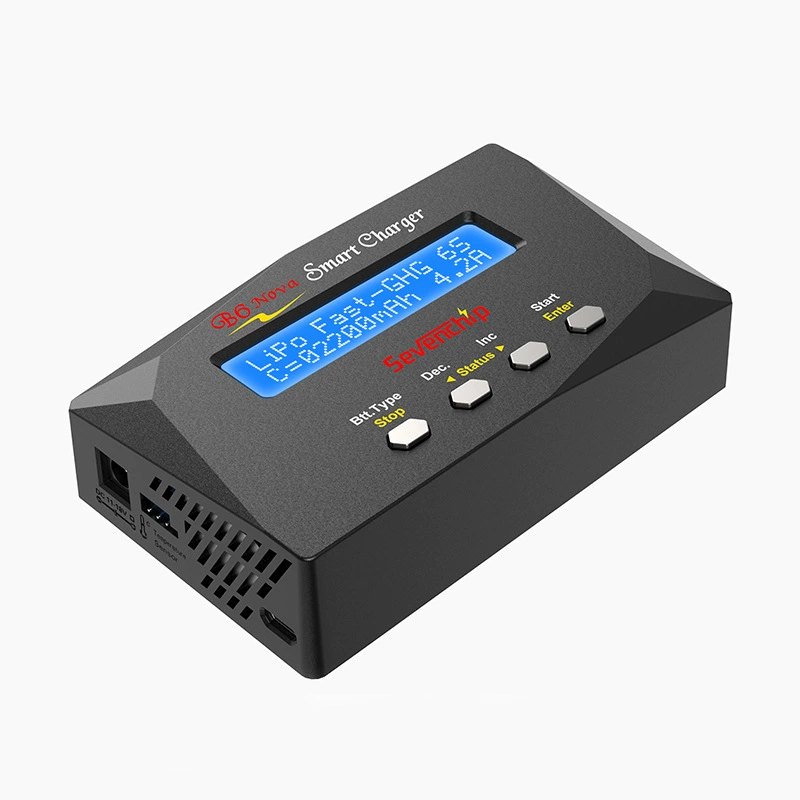 Многофункциональное зарядное устройство B6 для литиевых аккумуляторов, интеллектуальное зарядное устройство для балансировки батарей дронов, 2-6S