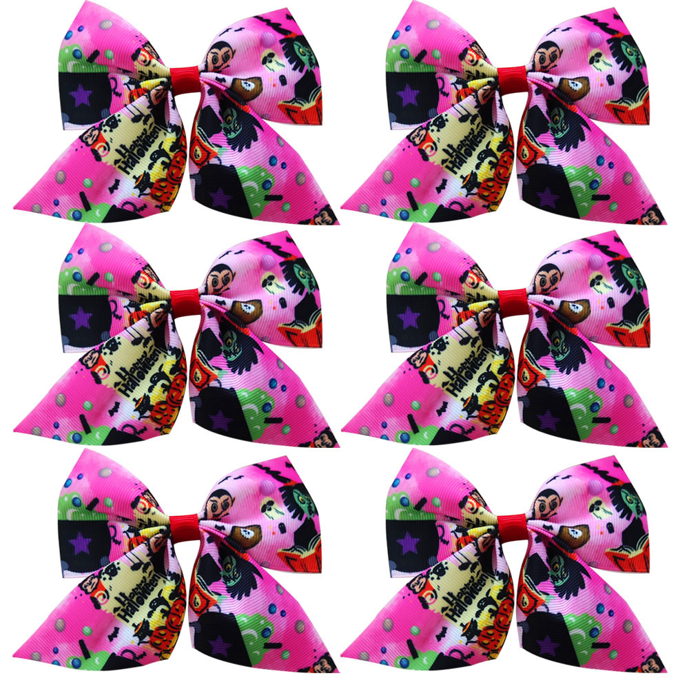10g Weight Hair Clip Hair Accessories Type 1 Piece Quantity Party, Festival, Street Occasion Thread belt Material Halloween Festival Halloween Pattern, Pumpkin Pattern Women's Gender Hip-Hop, Funny Style Women's Hip-Hop Funny Halloween Pattern Pumpkin Cloth Thread Belt Hair Clip 4