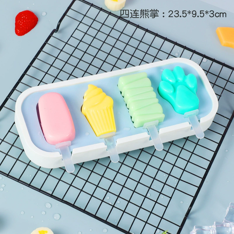 Силиконовая форма для мороженого детская домашняя DIY форма для мороженого, палочка сыра, мультфильм, желе, коробка желе