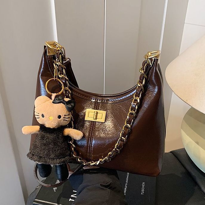 High-end popular small-sized bag for outings, niche Instagram-style underarm bag, new authentic women's shoulder and crossbody bag