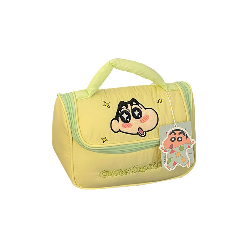 Lápices lindos bolsas de maquillaje de gran capacidad portátiles de viaje bolsas de almacenamiento de maquillaje nicho bolsas de lavado portátiles mujeres