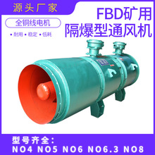 FBD-NO8礦用隔爆壓入式對旋軸流局部通風機2*75KW礦用局部風機