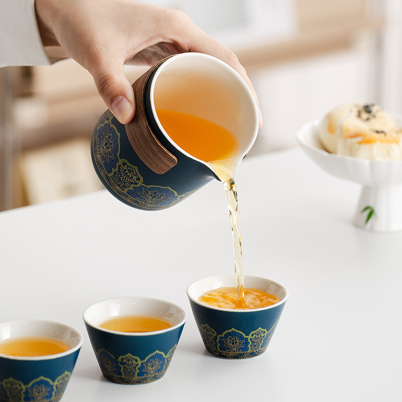 旅行茶器携帯用工夫茶器セット卸売り日本式屋外快客杯祝日ビジネスプレゼント|undefined