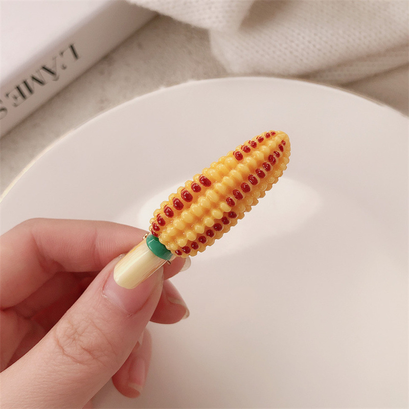 7g Weight Hair Clip Hair Accessories Type 1 Piece Quantity Holiday, Street Occasion Acrylic Material Fruit Pattern All Seasons Season Women's Gender Cute Style Cute Women's Fruit Acrylic Hair Clip 12
