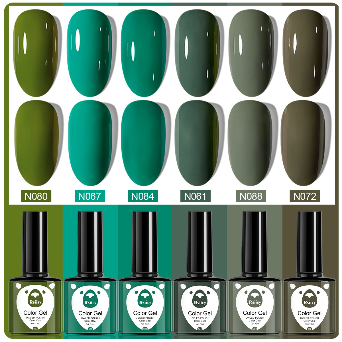 6 colores esmalte de uñas pegamento fototerapia embotellada color popular pintado brillante ojo de gato pegamento UV fototerapia pegamento esmalte de uñas traje de pegamento