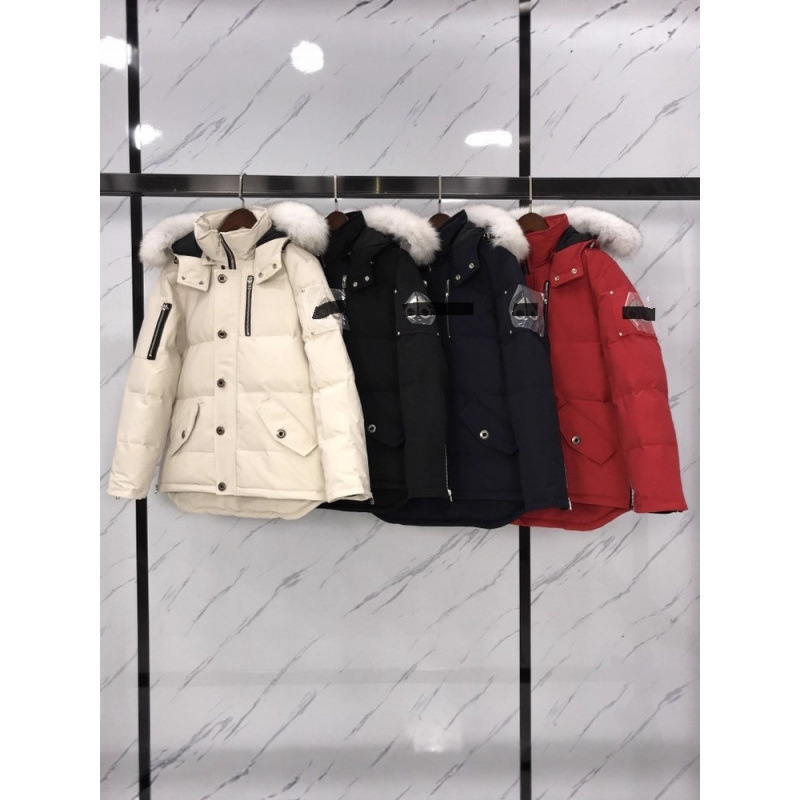 Canadian Silver Scissors J06 Model Silver Label Silver Zipper Men's Hooded Short down Jacket Same Style as Canada Goose