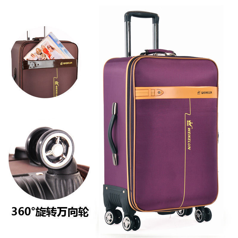 Método de maleta de viaje Oxford Bra-bar, maleta de moda para hombres y mujeres, maleta de estilo coreano, lienzo, caja de código, maleta de cuero.