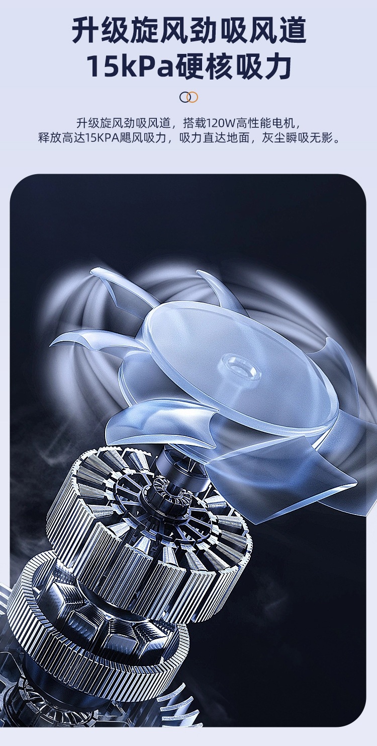 Wireless Vacuum Cleaner for Car and Home Use, Dual-Purpose Blowing and Suction, Large Suction Power, Portable, Super Strong Suction, Wholesale