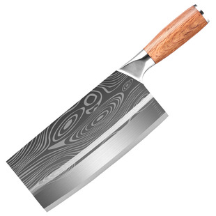 Traditional Ultra-Sharp Longquan Knife for Kitchen Use, Genuine Chef's Special Meat Chopping Knife, Forged