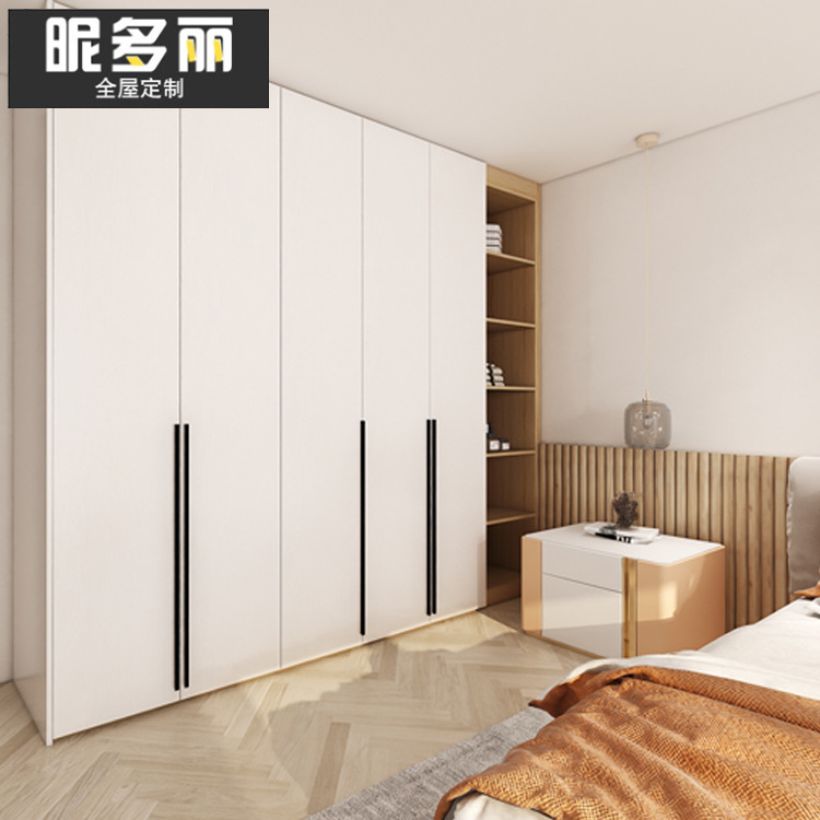 杭州工厂全屋定制批发兔宝宝多层柜门定制现代简约轻奢卧室平开门|ru