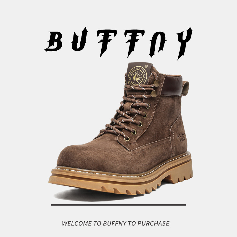 Thick-Soled Height-Increasing Martin Boots 2026 New Autumn Retro Versatile British Style Fashion Casual Hiking Shoes Short Boots